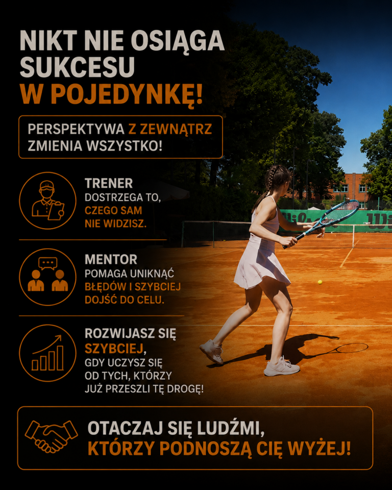 Mentor i trener – rozwój w tenisie i prowadzeniu biura nieruchomości